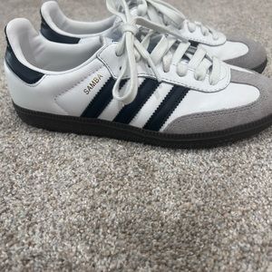 adidas Samba OG black and white. Size 4.5 men’s (women 6)
